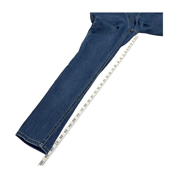 Lee Skinny Jeans Women's 10M Blue Denim Stretch 5-Pockets Slim Fit High Rise - Picture 7 of 8